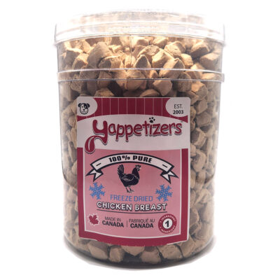 Yappetizers Bulk Freeze-dried Chicken Breast